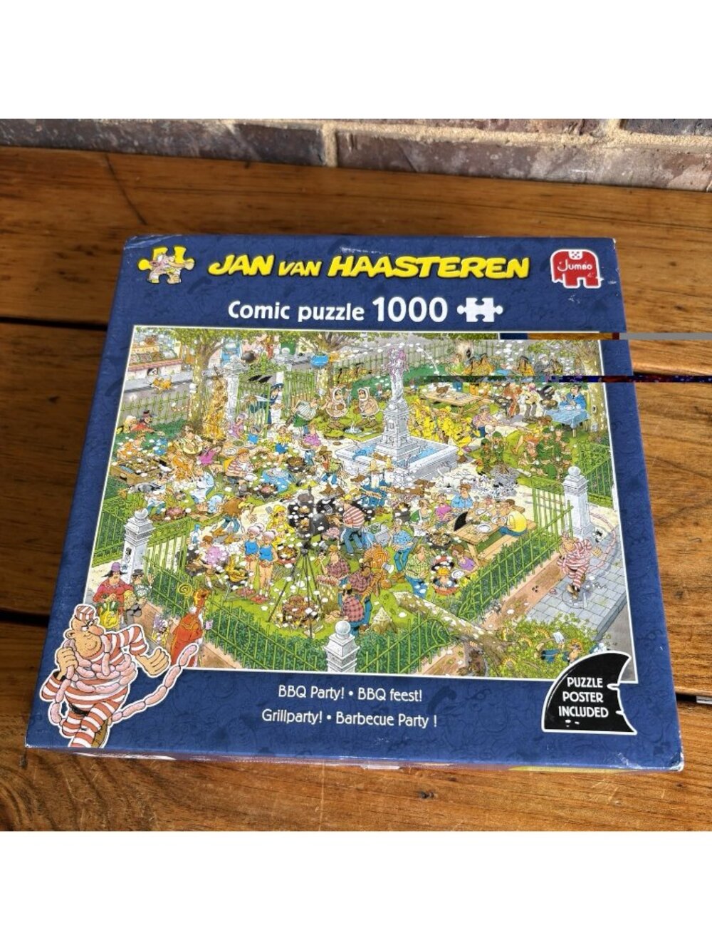 Jan Van Haasteren 1000 Piece Jigsaw Puzzle BBQ Party!